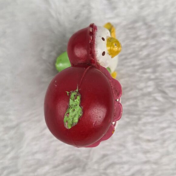 Vintage 1982 Strawberry Shortcake Figurine With Cherry Goose 1.5” - Picture 6 of 8